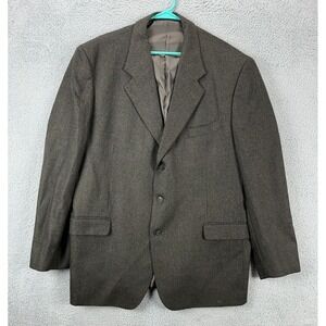 Barrington‎ Blazer Adult 48L Grey Lambswool Cashmere Blend Tuxedo 3-Button Mens